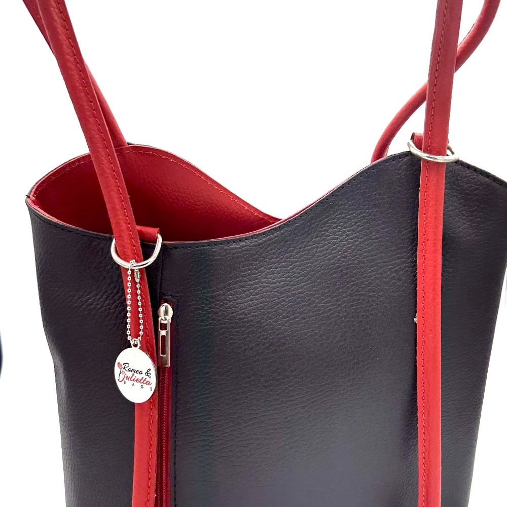Italian Leather Back Pack/Purse combination